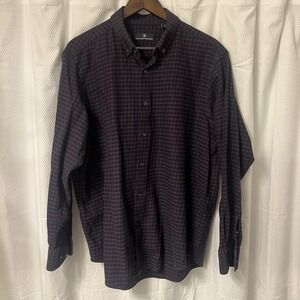 3 Hart Schaffner Marx Mens XL Long Sleeve Button Up Down Dress Shirt EXCELLENT